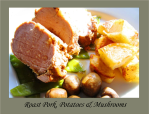 Roast Pork Dinner La Croix Du Reh B and B B&B France Limoges Roast Pork Dinner La Croix Du Reh B and B B&B France Limoges Limousin Chambres DHotes Hotel Accommodation France Holiday Stay Gites