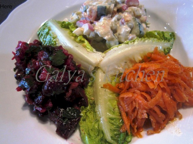 3 Russian salads